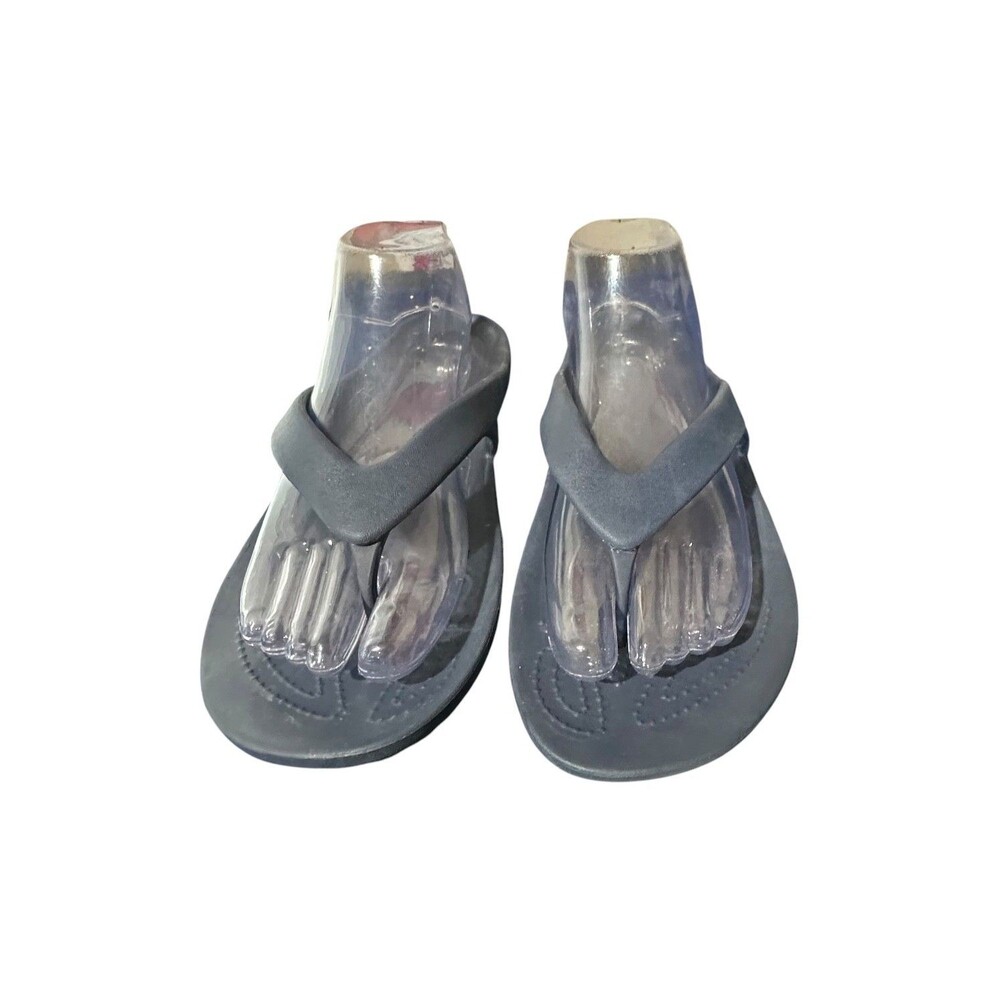 Crocs Sandals Womens 10 Kadee II Flip Flop Thong Navy Toe Post Casual 202492